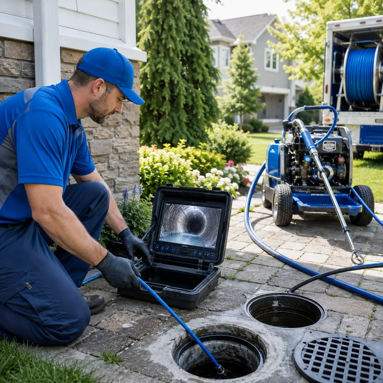 Outdoor drain cleaning professionals serving Olean, NY